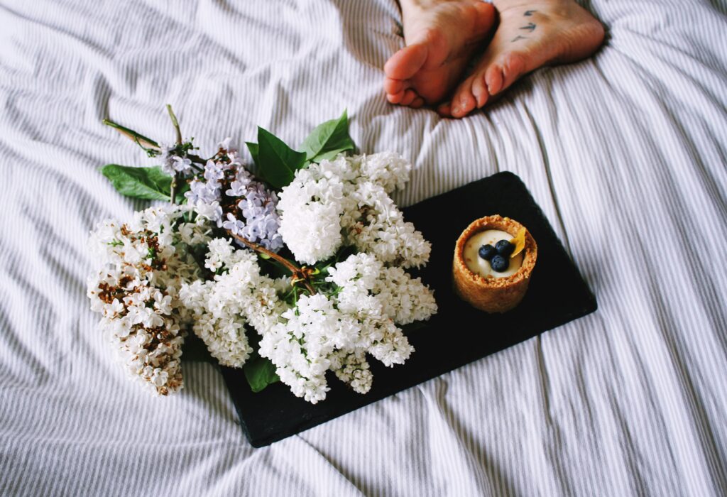 flower in bed